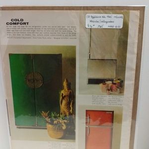 1965 refrigerator and Wesrtcolx ads